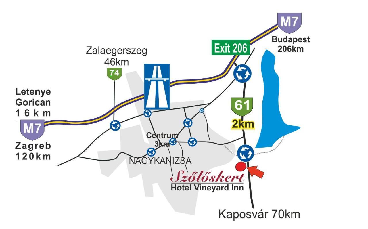 Hotel Vineyard Inn - Szoloskert Nagykanizsa Exteriér fotografie